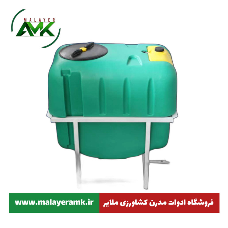 مخزن سمپاش 400 لیتری پشت تراکتوری سبز طبرستان