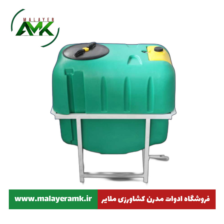 مخزن سمپاش 600 لیتری پشت تراکتوری سبز طبرستان