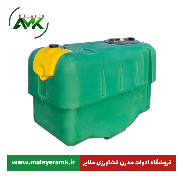 مخزن سمپاش 800 لیتری پشت تراکتوری سبز طبرستان